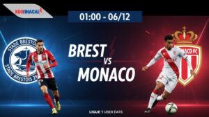 Nhận định bóng đá Brest vs Monaco, 01h00 ngày 6/12, mưa gôn ở Francis-Le Ble